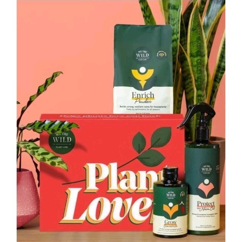 We The Wild Essential Houseplant Care Kit Value Trio